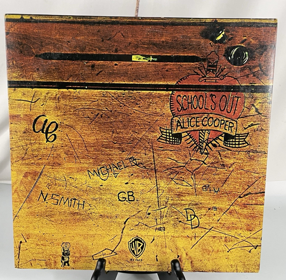 Alice Cooper – School's Out - 1972 Warner Bros. Hard Rock Vinyl LP Vinyl Record